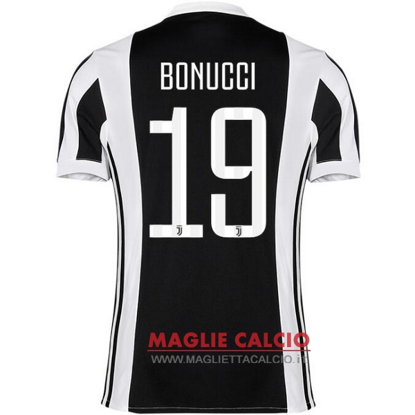nuova maglietta juventus 2017-2018 bonucci 19 prima